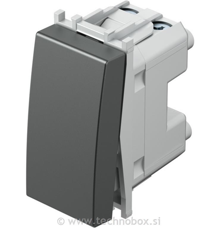 Stikalo modul navadno 16A 1M antracit