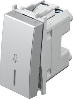 Tipkalo modul za zvonec srebrno 1M