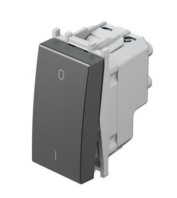 Stikalo modul dvopolno 16A 1M antracit
