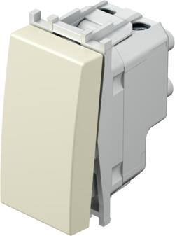 Stikalo modul križno 16A 1M bež