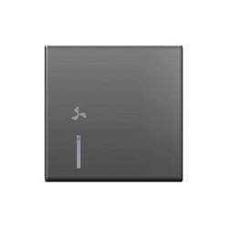Tipka modul stikala 2M simbol vent. črn