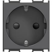 Vtičnica modul šuko s ant. pokr. 2M antr