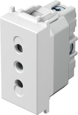 Vtičnica modul ITA.stan.P11 250V 1M bela