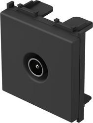 Vtičnica R osnovna 0dB 2M črna