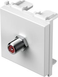 Vtičnica modul SAT 0dB 2M bela