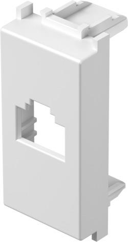 Adapter modul za RJ45 bela antibakt.