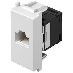 Vtičnica CAT6 RJ45 1M 8/8 bela