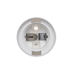 Okov E27 bakelit vijačna pritrditev bel