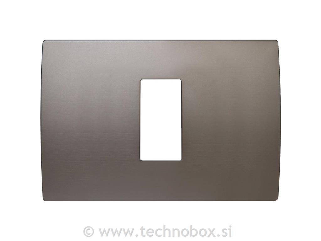 Okvir okrasni PURE 1/3M nikelj