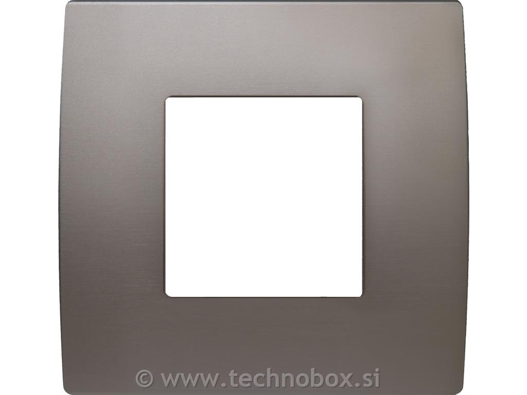 Okvir okrasni PURE 2M nikelj