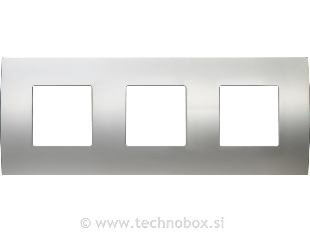Okvir okrasni PURE 3x2M srebrn