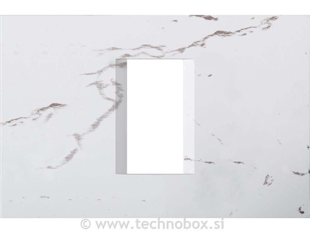 Okvir okrasni modul line 1/3M beli kamen