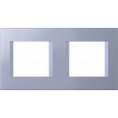 Okvir okrasni modul line 2x2M mat moder