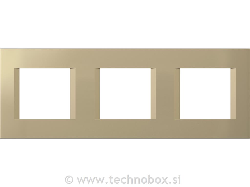 Okvir okrasni modul line 3x2M mat zlat