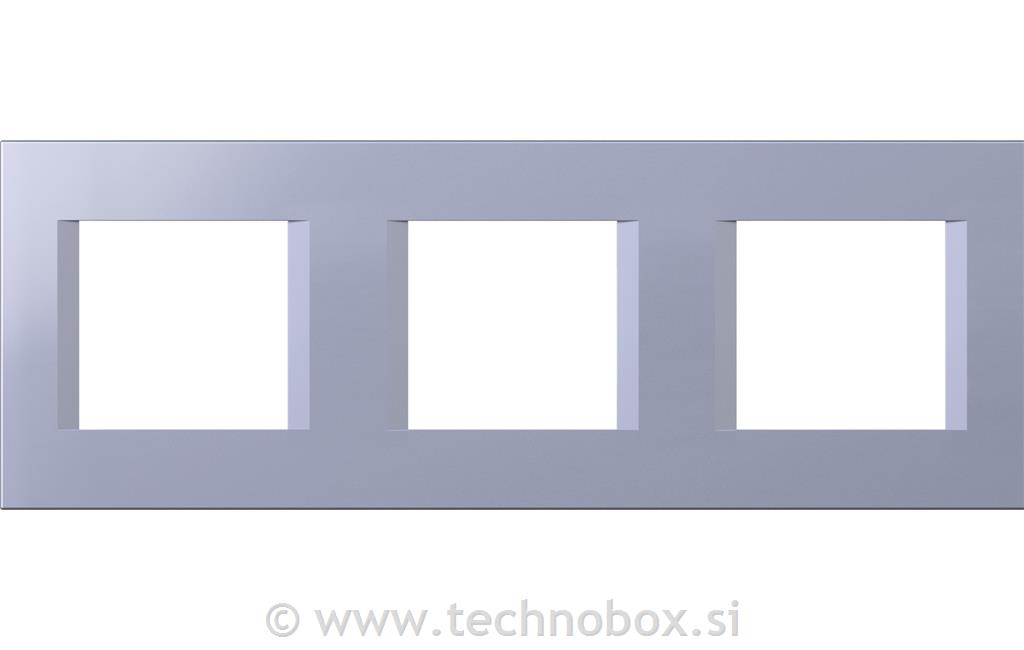 Okvir okrasni modul line 3x2M mat moder