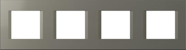 Okvir okrasni modul line 4x2M titan