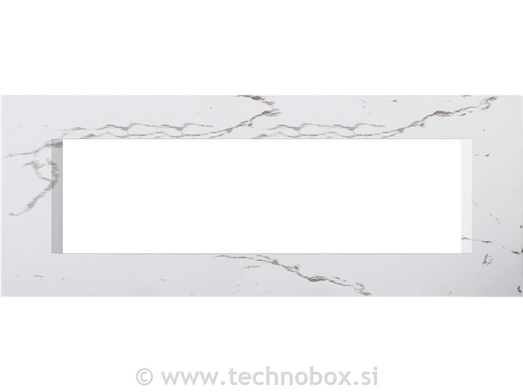 Okvir okrasni modul line 7M beli kamen