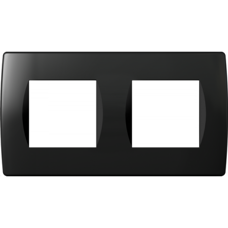 Okvir okrasni modul soft 2x2M črn