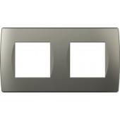 Okvir okrasni modul soft 2x2M titan