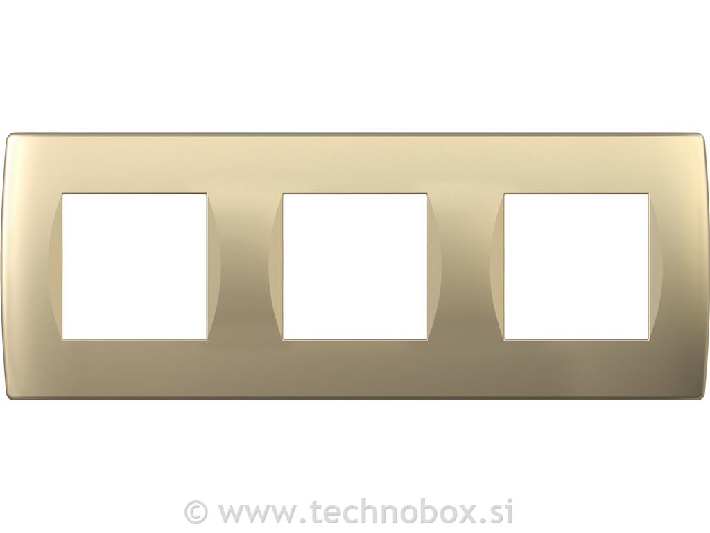 Okvir okrasni modul soft 3x2M zlat