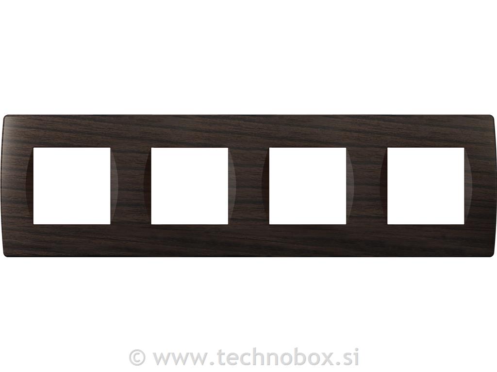 Okvir okrasni modul soft 4x2M wenge