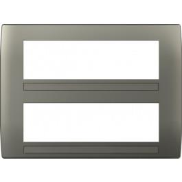 Okvir okrasni modul soft 2x7M titan