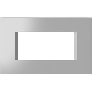 Okvir okrasni za kanal 4M srebrn