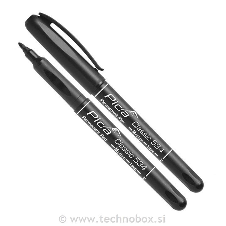 Pisalo označevalno črno medium 1 mm