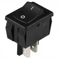 Stikalo 2-p (0-1) črna tasta STK C-0