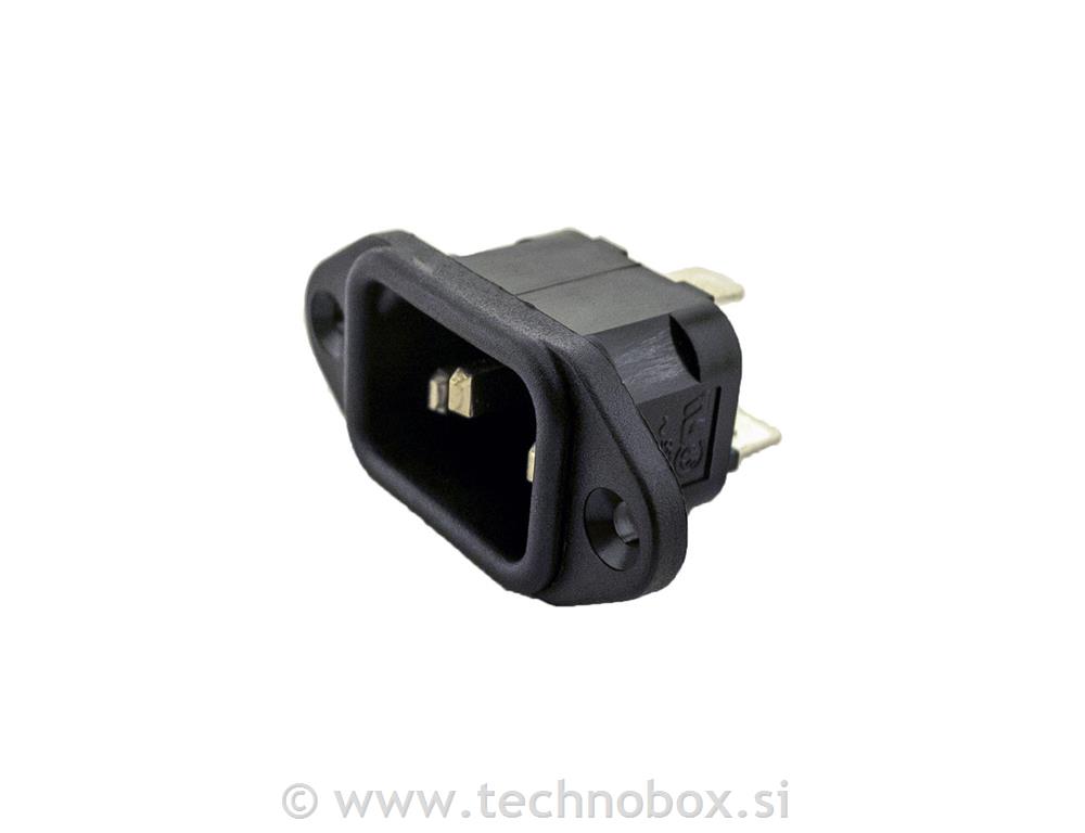 Vtičnica euro moška 6,3/panel 10A PX 580