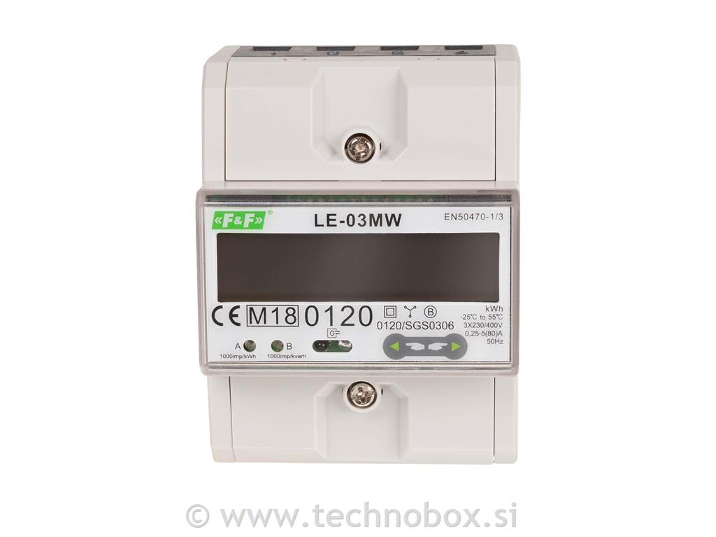 Števec Solaredge ID1 3pol 80A 4tarif LCD