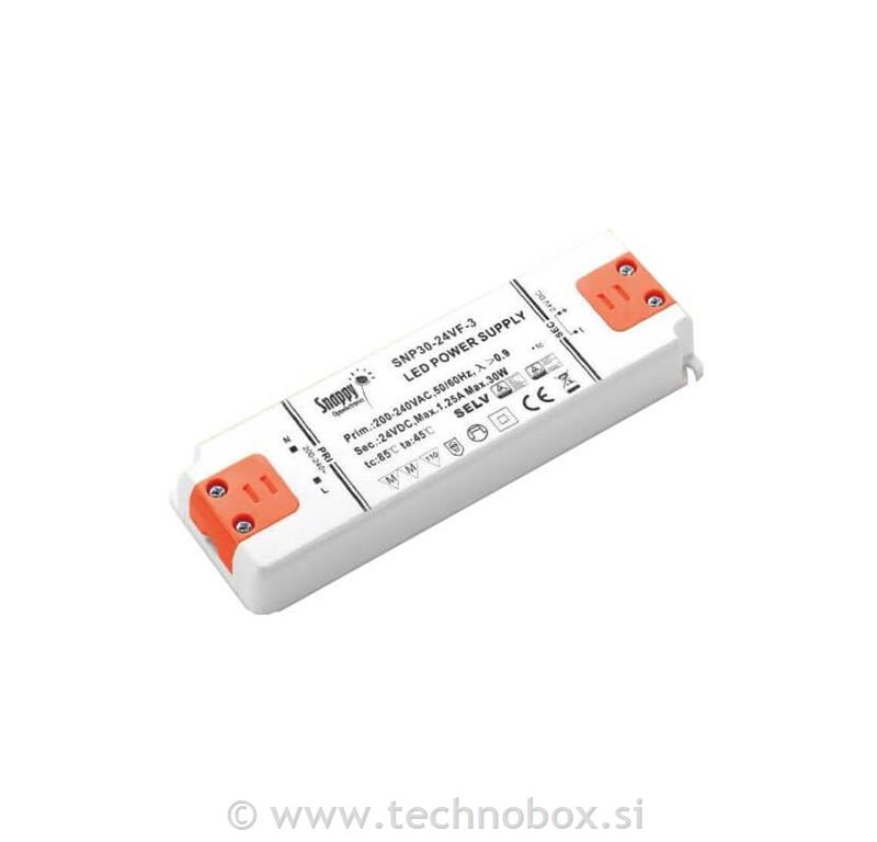 Napajalnik snappy 12V 30W 156X50X17mm