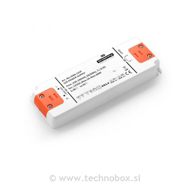 Napajalnik snappy 12V 60W