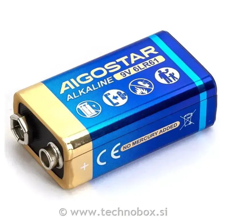 Baterija alkalna 9V 6LR61