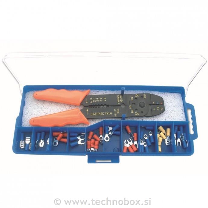 Klešče za stiskanje + sponke (60kosov)