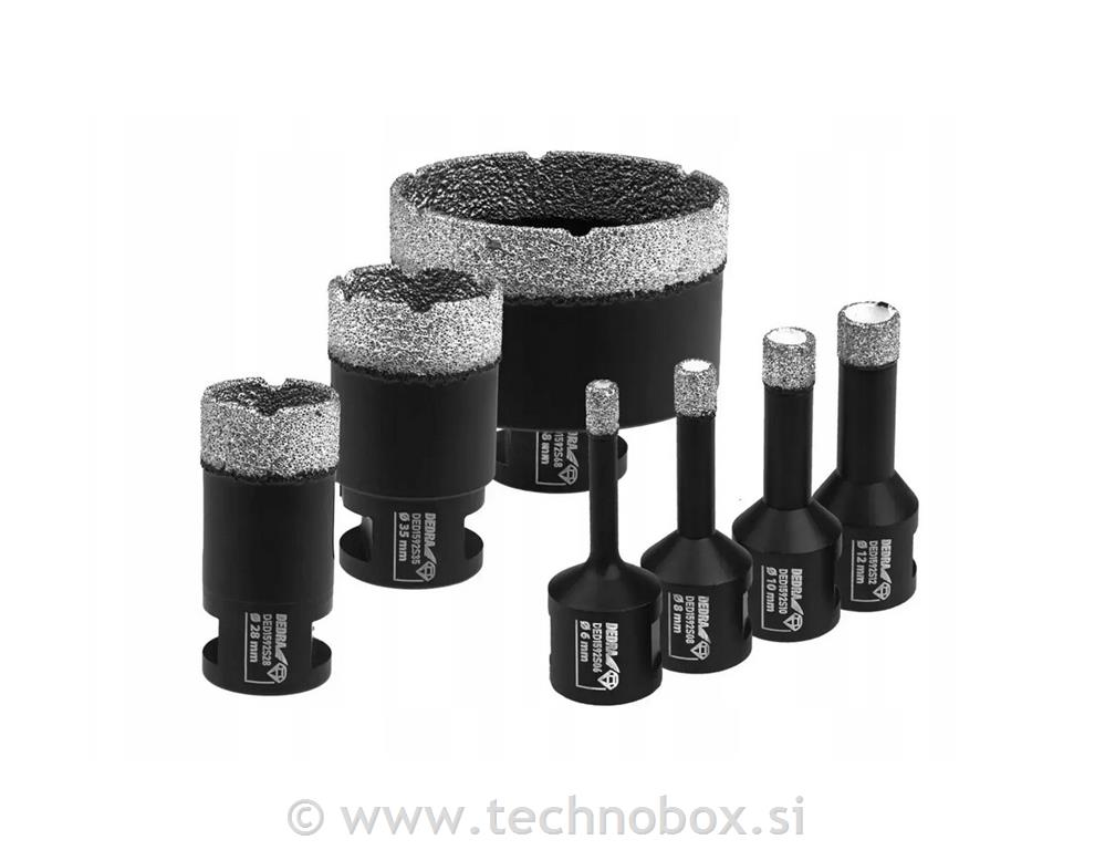 Komplet diamantnih svedrov 7 kosov