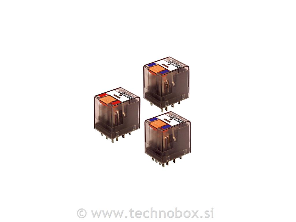 Rele vtični 4preklo.konta.6A 60VDC PT