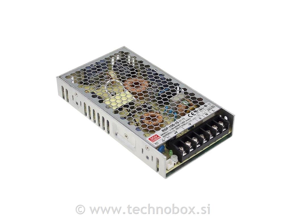 Napajalnik 102W 8,5A 12VDC RSP-100-12