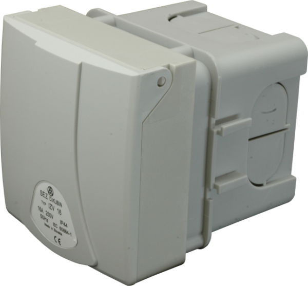 Vtičnica stenska N/O 32A 400V 5P IP44