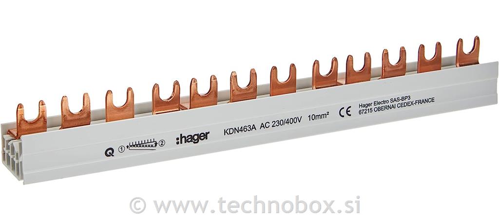 Zbiralka 4F 10 mm2 63A 12M