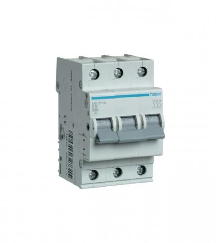Varovalka avt. HAGER B 10A 3P MB310A