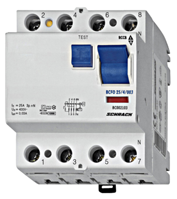 Stikalo zaščitno FID 63A/30mA 4P