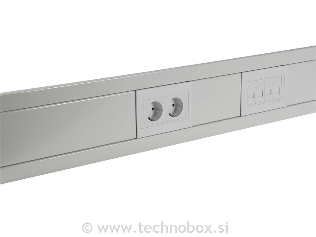 Kanal parapetni P/O AT-VK 125/55 srebrn