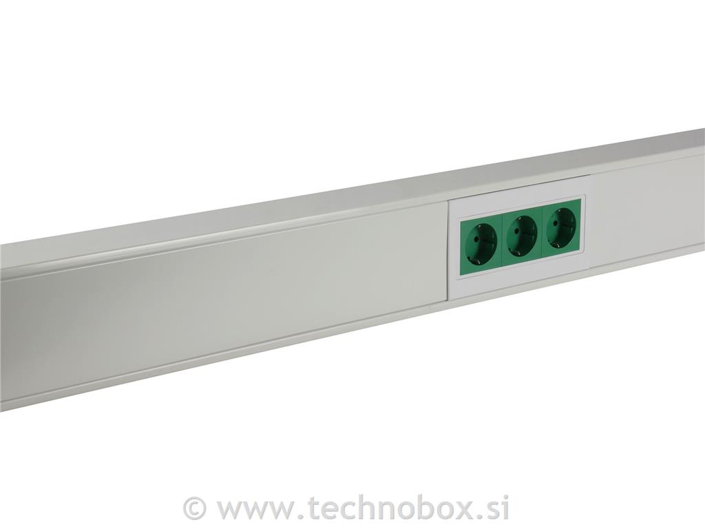 Kanal parapet. plast. AT-EPK 110/55 beli