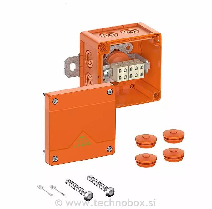 Doza WKE 2-5x1,5mm2 100x100x70mm -ognjev