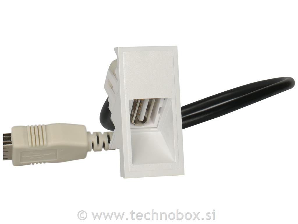 Adapter modul USB 2.0 1M siv
