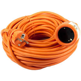 Podaljšek 3x1,5/10m rdeč