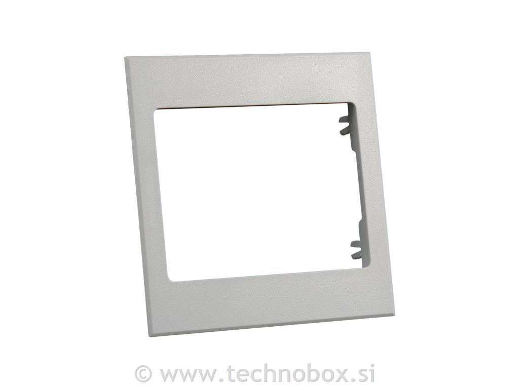 Pokrov vtič AT 1x220 vrstni samos siv