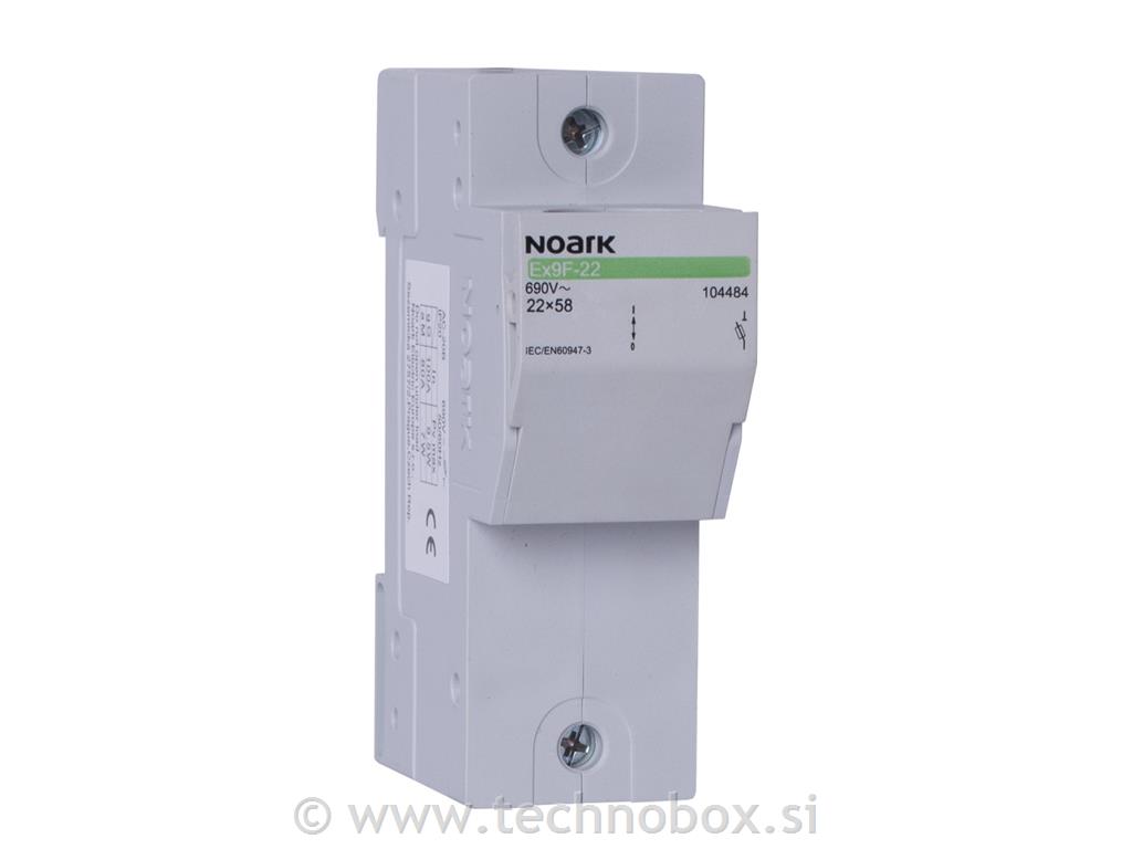 Ločilnik varovalk za cilind. 22x58 3P+N