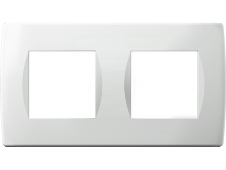 Okvir okrasni modul soft 2x2M bel-mat